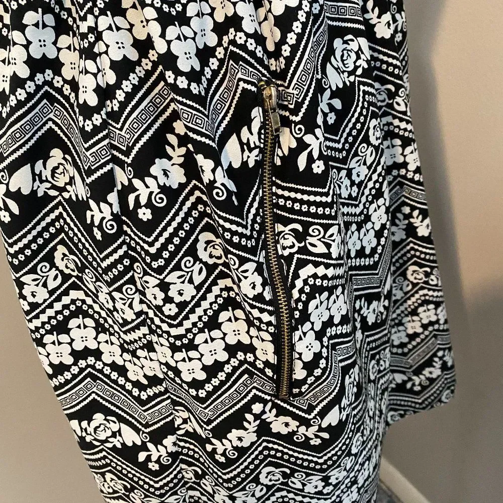 Speed Control Boho Floral Sleeveless Mini Womens Dress Size M - Picture 4 of 7